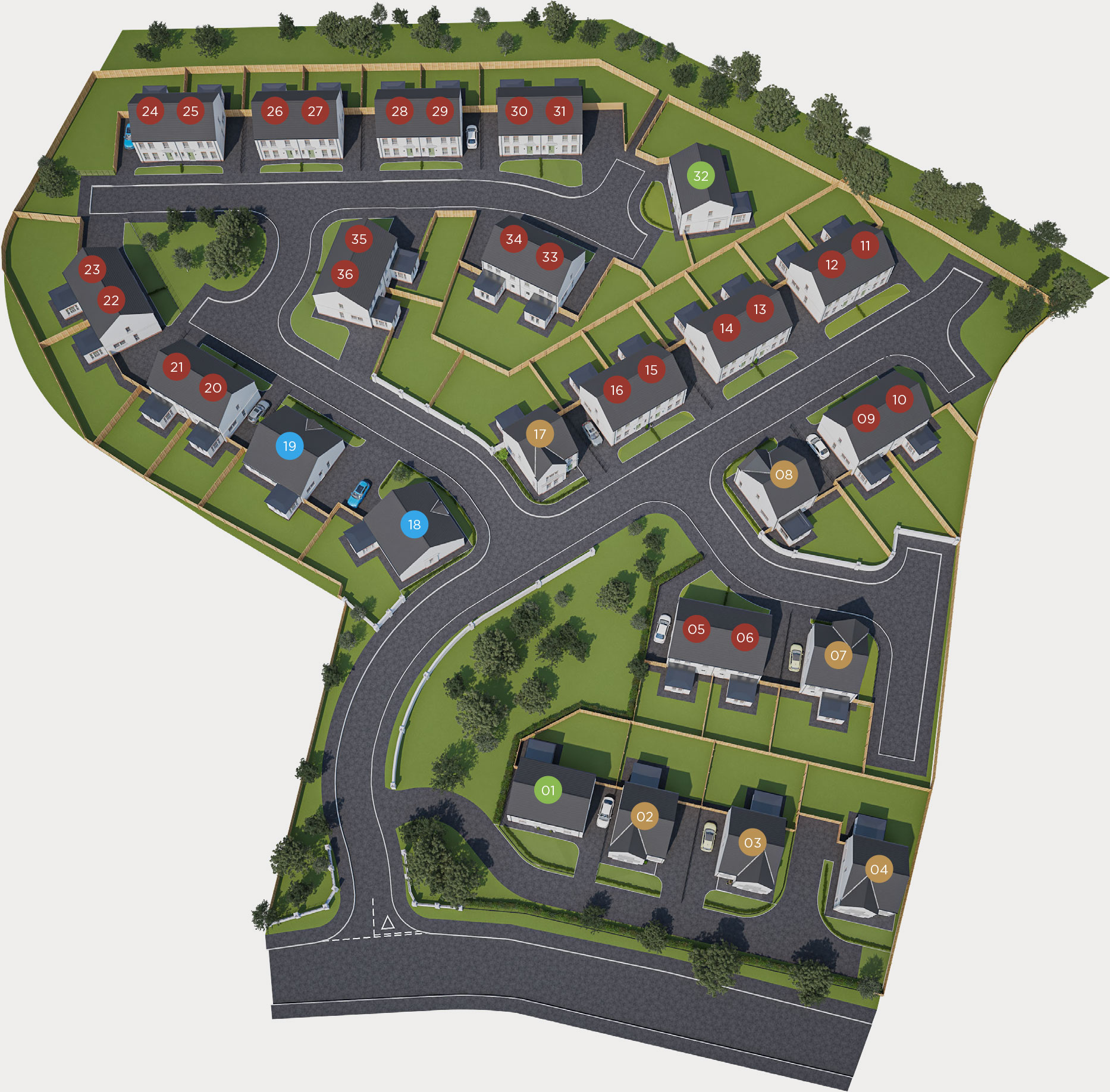 Abbey Grange Site Map